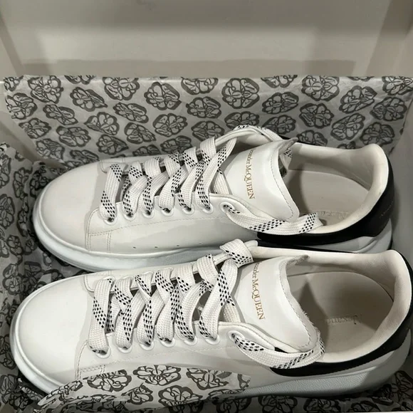men alexander mcqueen White oversized sneakers size 10 Alexander McQueen oversized sneakers men 43 553770 | eBay main image 2
